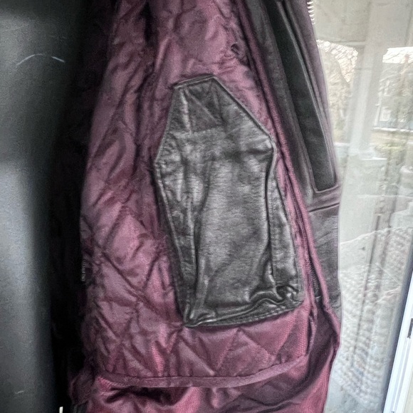 Wilsons Soft Leather Mens Motorcycle Jacket Sz XL Zip Out Thinsulate Ultra Liner - Picture 8 of 16